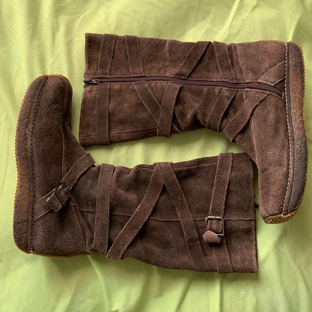 Steve Madden brown leather women’s size 8 boots